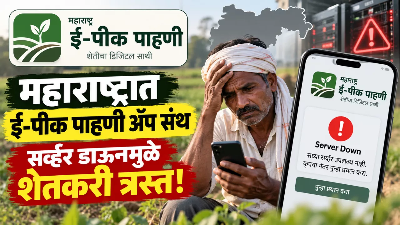 Maharashtra e-Peek Pahani Slow Server Issue